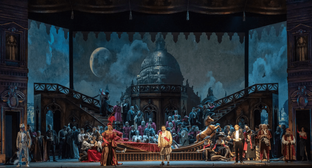 Escenografía visual de Los cuentos de Hoffmann en el Teatro Colón